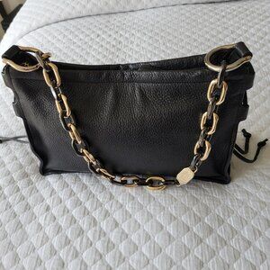 Stuart Weitzman Black Zoey Convertible Handbag/Crossbody